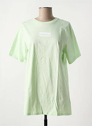 T-shirt col rond vert ELLESSE femme