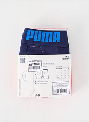 Boxer bleu PUMA homme