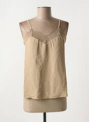 Top beige PIECES pour femme seconde vue