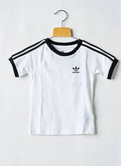 T-shirt blanc ADIDAS pour enfant seconde vue