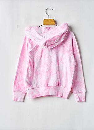 Sweat-shirt à capuche col rond rose RALPH LAUREN fille