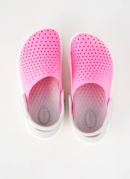 Mules/Sabots rose CROCS pour fille
