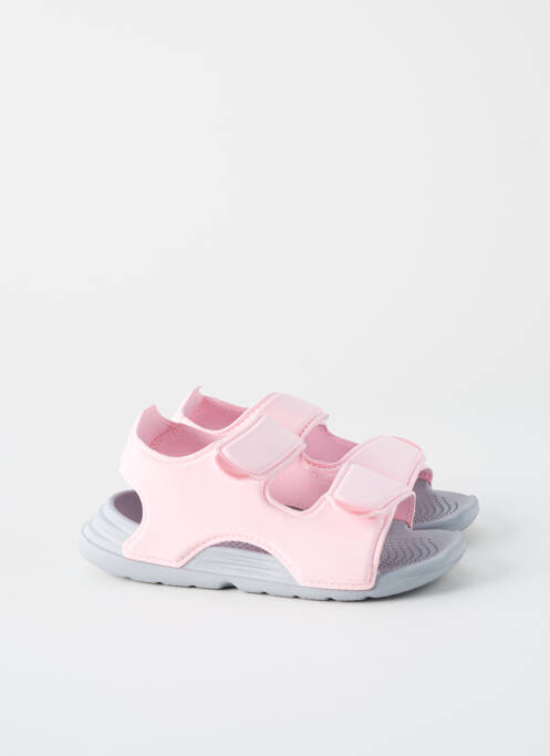 Sandales/Nu pieds rose ADIDAS pour fille