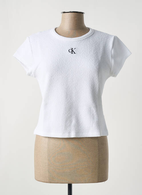 T-shirt blanc CALVIN KLEIN pour femme