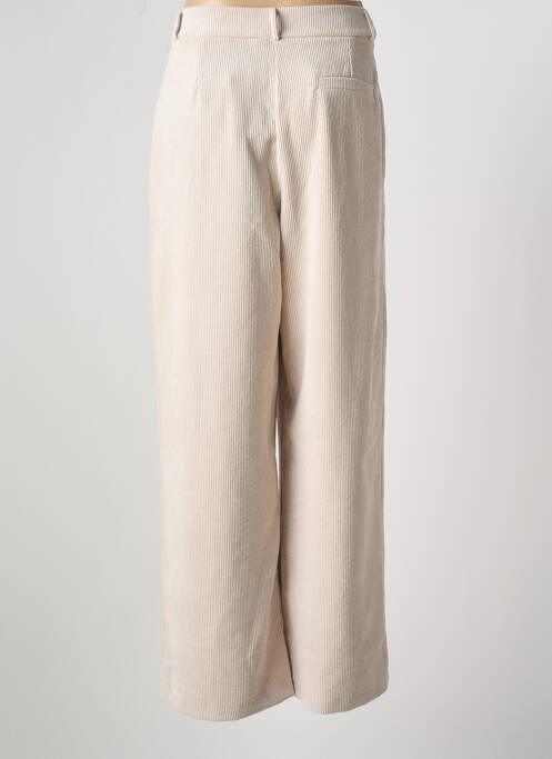 Pantalon large blanc LA FEE MARABOUTEE pour femme