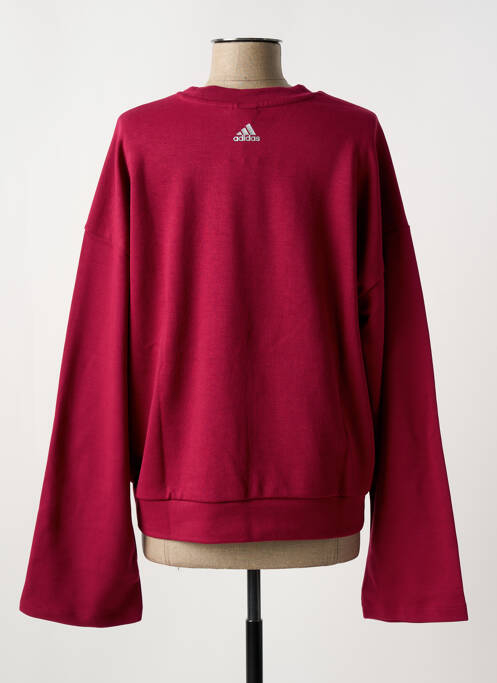 Sweat-shirt rouge ADIDAS pour femme
