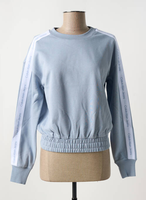 Sweat-shirt bleu CALVIN KLEIN pour femme