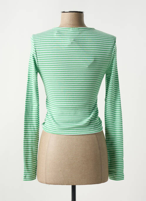 T-shirt vert NOISY MAY pour femme