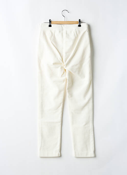 Pantalon droit blanc LA FEE MARABOUTEE pour femme