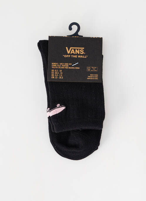 Chaussettes noir VANS pour femme