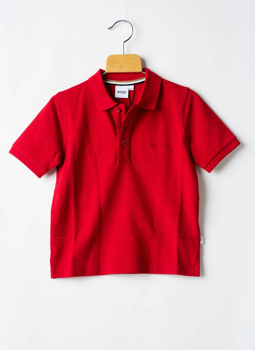 Polo rouge HUGO BOSS pour garçon
