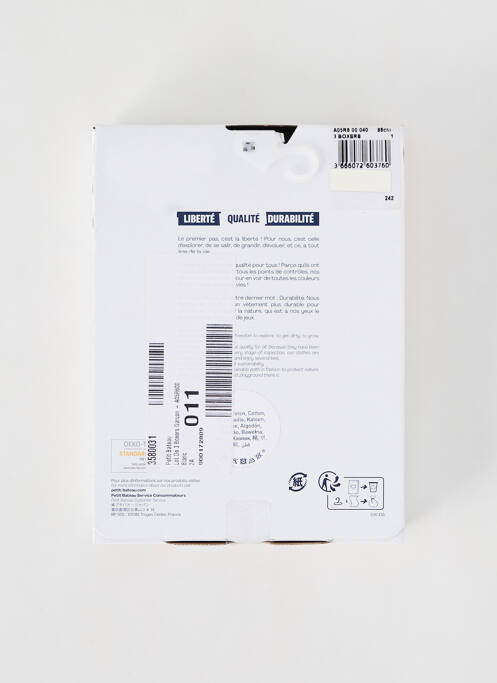 Boxer blanc PETIT BATEAU pour garçon