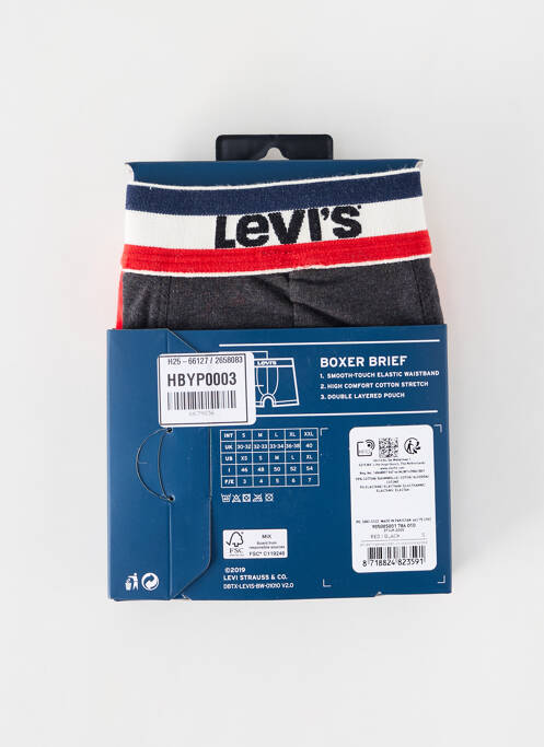 Boxer rouge LEVIS pour homme