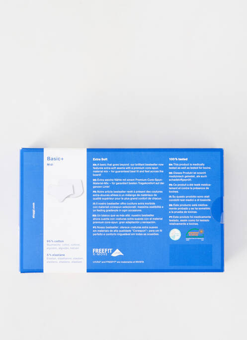 Culotte haute blanc SLOGGI pour femme