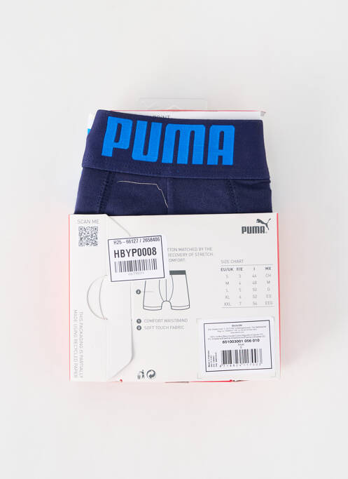 Boxer bleu PUMA pour homme