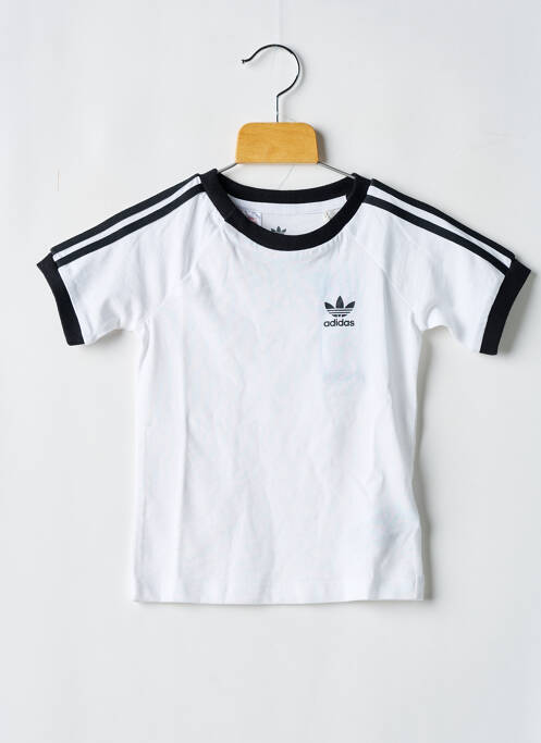T-shirt blanc ADIDAS pour enfant
