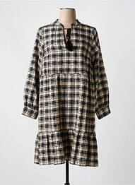 Robe courte col v noir LA FEE MARABOUTEE femme