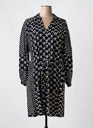 Robe courte col v bleu STELLA FOREST femme