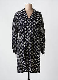 Robe courte col v bleu STELLA FOREST femme