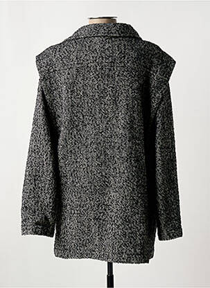 Manteau court noir IKKS femme