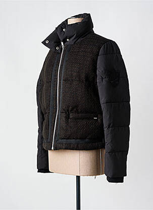 Doudoune col col montant noir IKKS femme
