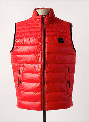 Doudoune col col montant rouge HUGO BOSS homme