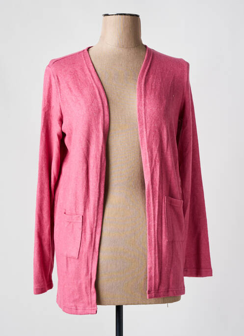 Gilet manches longues rose NAME IT pour fille