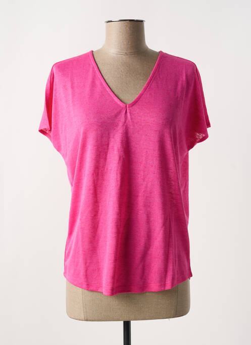 T-shirt rose VILA pour femme