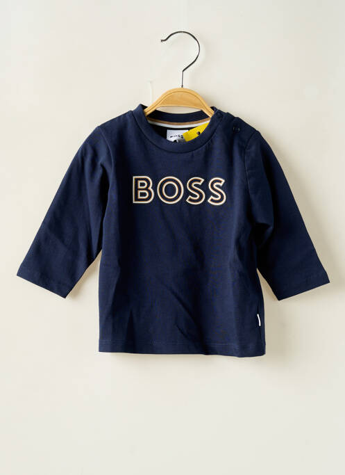 T-shirt bleu HUGO BOSS pour garçon