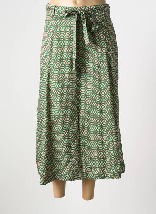 Jupe mi-longue vert STELLA FOREST pour femme
