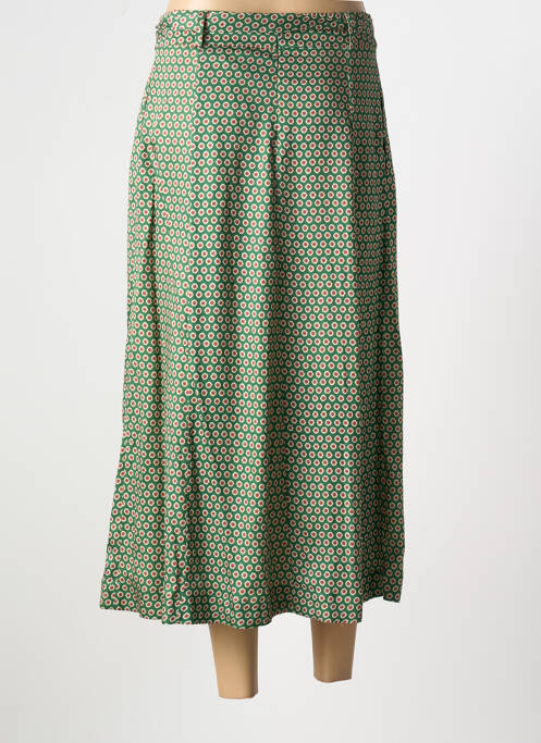 Jupe mi-longue vert STELLA FOREST pour femme
