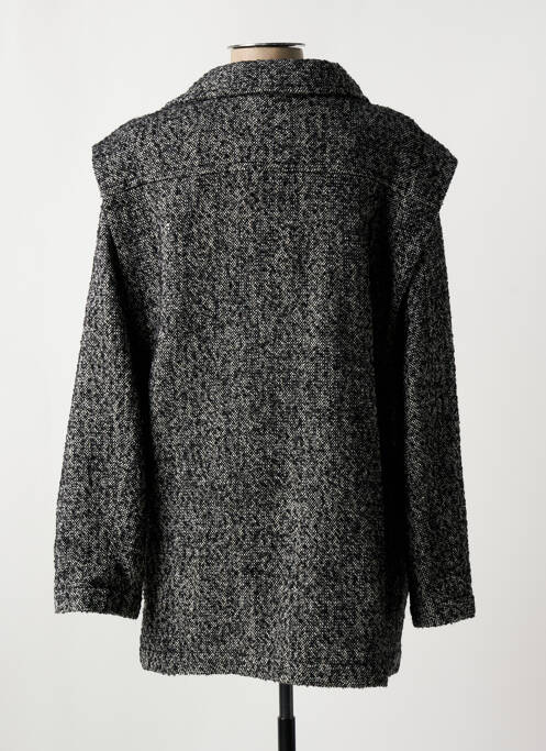 Manteau court noir IKKS pour femme