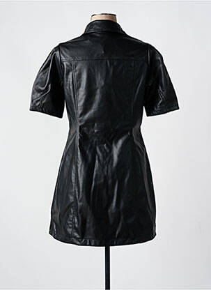 Robe courte col rond noir NOISY MAY femme
