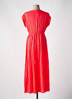 Robe longue col v rouge Y.A.S femme