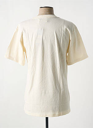 T-shirt col rond blanc ADIDAS homme