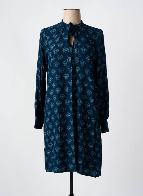 Robe courte bleu LA FEE MARABOUTEE pour femme