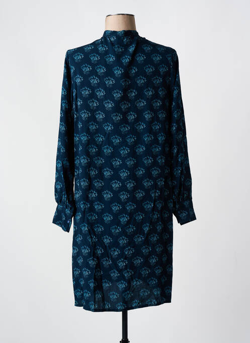 Robe courte bleu LA FEE MARABOUTEE pour femme