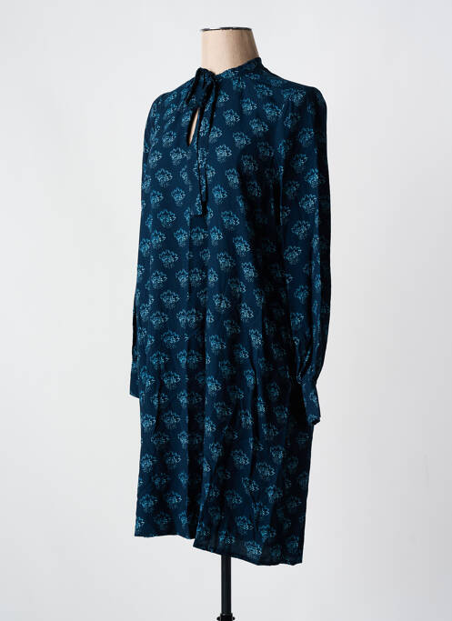 Robe courte bleu LA FEE MARABOUTEE pour femme