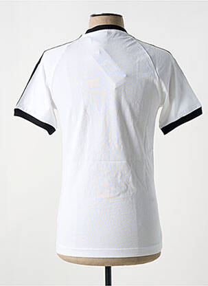 T-shirt col rond blanc ADIDAS homme