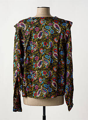 Top col v noir VILA femme