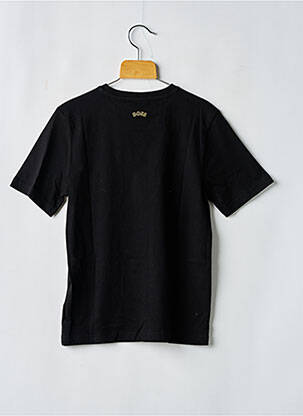 T-shirt col rond noir HUGO BOSS garcon