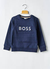 Sweat-shirt bleu HUGO BOSS pour garçon seconde vue