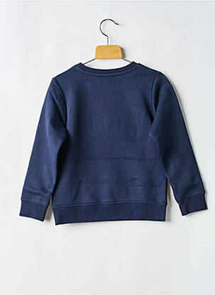 Sweat-shirt col rond bleu HUGO BOSS garçon