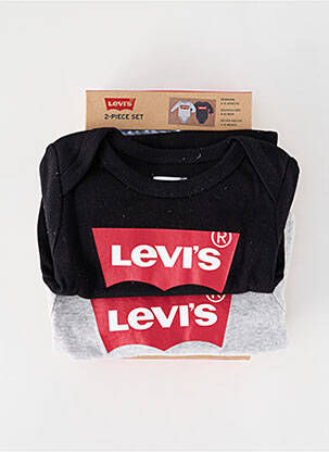 Body lingerie col rond gris LEVI'S fille