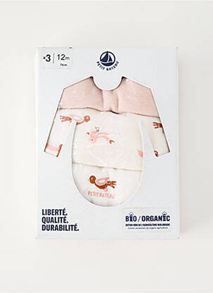 Body blanc PETIT BATEAU pour fille