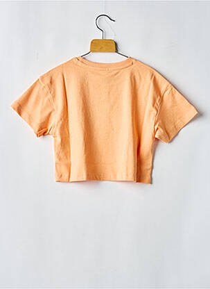 T-shirt col rond orange NAME IT fille
