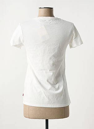T-shirt col rond blanc LEVI'S femme