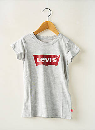 T-shirt col rond gris LEVI'S fille