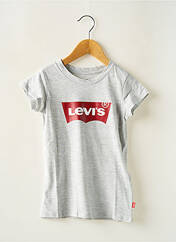 T-shirt gris LEVIS pour fille seconde vue