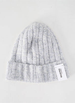 Bonnet gris SELECTED femme